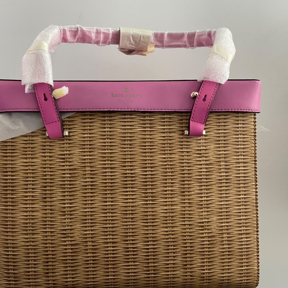 Kate Spade Pack A Picnic Wine Tote- Major Condition Issues - Picture 3 of 15